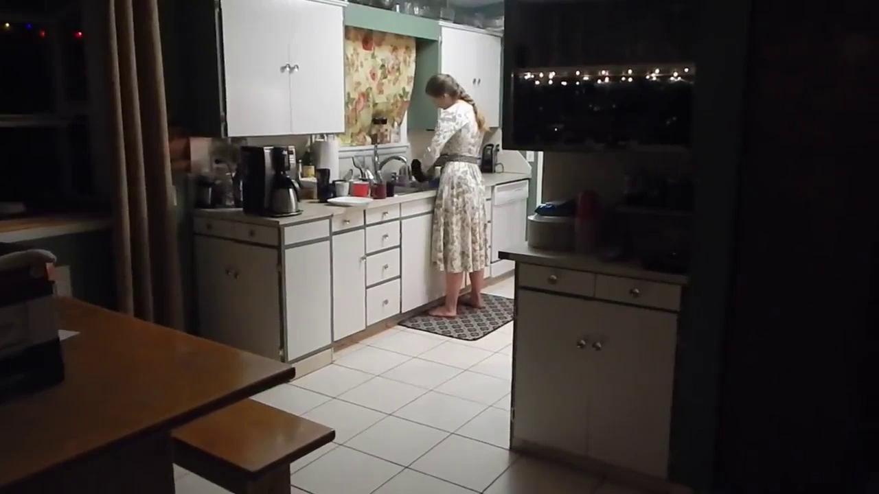 Fucking stepsister kitchen